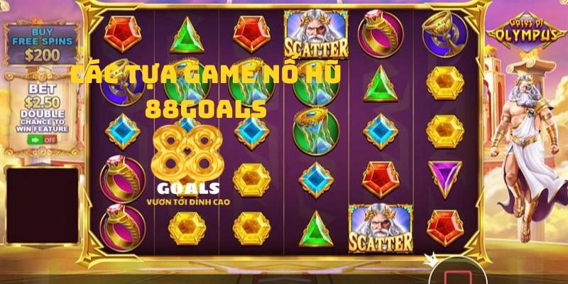 Các tựa game Nổ hũ 88goals