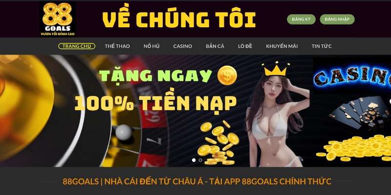 Về chúng tôi nhà cái 88goals